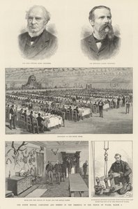 De Forth Bridge, voltooid en geopend in aanwezigheid van de Prins van Wales, 4 maart